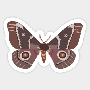 Emperor Moth Sticker